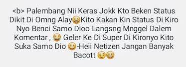 Check spelling or type a new query. Kato Kato Wong Palembang Home Facebook