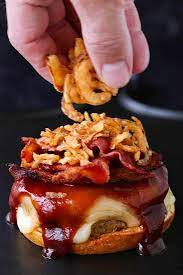 For lean ground pork, try grinding a pound of pork loin from chops or a small roast, or use the food processor to mince the meat. Bbq Bacon Turkey Burgers Addicting Burger Recipe Mantitlement