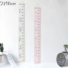 Us 8 48 18 Off Kiwarm Newest Wooden Wall Hanging Baby Child Kids Growth Chart Height Measure Ruler Sticker Kids Children Room Home Decor In Wind