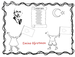 Merve Nur Arin El Adli Kullanicinin 12 Mart Istiklal Marsinin Kabulu Panosundaki Pin 2020 Boyama Sayfalari Ogrenme Eminem