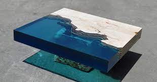 Shop our collection of stone coffee, accent & side tables at macys.com! Aquatic Coffee Tables That I Make By Merging Natural Stone And Resin Bored Panda