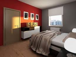 17 Divine Combinations Of Red Grey In The Bedroom Small Bedroom Interior Apartment Interior Modern Bedroom Interior