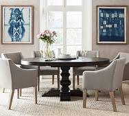 Oval pedestal dining tables bring added decorative value with their sculptural quality. Oval Pedestal Dining Table With Leaf Pottery Barn
