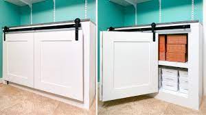 The woodfold 140v accordion door is america's most popular accordion door. How To Install Bifold Barn Doors Youtube
