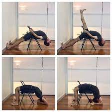 how to make a backless yoga chair yoga backbend iyengar yoga iyengar