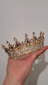 Its appropriation by other artists and designers, whether in homage or blatant heist, authenticates its position as an icon that deeply resonates in today’s culture. Gold Round Crown Bridal Crowns Crystal Tiaras And Crowns Etsy