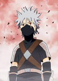 Kakashi Metal Poster Fochez Artwork Displate Kid Kakashi Naruto Shippuden Anime Kakashi Hatake