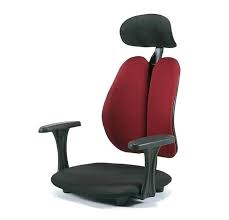Ergonomic Floor Chair Arm Head Rest Red Back Support Tatami Seat Chair Bean Chair Headrest