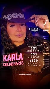 MIÉRCOLES DE KARAOKE en La Cantinita Dorada Disfruta una noche increíble  con la presencia especial de Karla Colmenares y vive el mejor ambiente.  Promociones válidas hasta las 11 PM: • 2x1 en