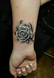 Black Grey Rose Rose Tattoos On Wrist White Rose Tattoos Tattoos