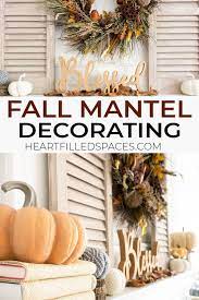 Fall Mantel Decorating Ideas With Neutral Colors And Textures Fall Mantel Decorations Mantel Decorations Fall Mantel