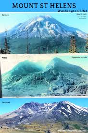 Mount St Helens Before And After Pic St Helens Mount St Helens Washington State Parks