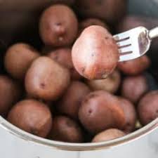 Cook the potatoes in gently boiling water until tender, about 15 minutes for small red potatoes, new potatoes or cubed large potatoes, and 20 to 25 minutes for quartered potatoes. How To Boil Potatoes In Instant Pot Clean Eating Kitchen