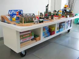 Lack Shelving Unit Door Casters Train Table Kids Train Table Ikea Table Hack Ikea Kids