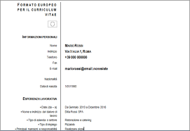 Modello pronto da compilare del cv ecco a voi un altro modello modificabile del curriculum vitae , da scaricare gratis in formato word. Cv Formato Europeo O Europass Come Migliorarlo Candidato Vincente