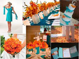 Burnt orange candles with teal velvet runner. Wedding Decorations Orange Purple Turquoise Purple Turquoise Wedding Reference Purple Turquoise Wedding Turquoise Wedding Turquoise Wedding Decorations