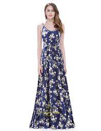 I got tons of compliments on this dress, and most importantly i felt comfortable and i was worried about the length, but it's great—short enough to be fun but long enough to not worry about accidentally flashing people, lol, just follow the sizing guide. Spaghetti Strap Sleeveless A Line Floor Length Floral Print Long Dress Vampal Dresses