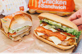 The chicken breast is (a single piece) trimmed for size to fit the sandwich. Mcdonald S Has A New Grilled Chicken Sandwich With Chicken Bacon And Cheese Eatbook Sg New Singapore Restaurant And Street Food Ideas Recommendations