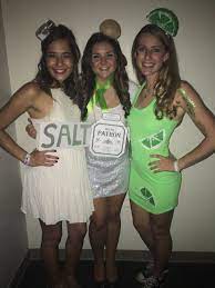 Salz Tequila Limette Halloween Kostum Patron Tequila Halloween Kostum Diy C N Clueless Halloween Costume 3 People Halloween Costumes Halloween Girl