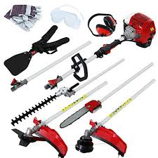 Uwingarden E Start 52 Cc 2 Temps 5 En 1 Outil De Jardinage Multi Fonctionnel Pour Haie Debroussailleuse Tronconneuse Et Outils Jardinage Outils De Jardin Haie