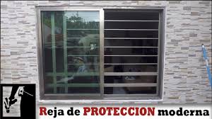 Ver más ideas sobre rejas modernas, protecciones para ventanas, rejas para ventanas modernas. Como Hacer Reja De Proteccion Moderna Para Ventana Herreria Youtube
