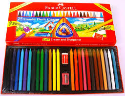10 X Faber Castell 12 Wax Crayons Assorted Shades 57 Mm Each Ebay Wax Crayons Faber Faber Castell