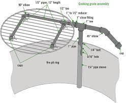 This unique fire pit grill grate system by sunnydaze allows for easier cooking at a campsite or on your outdoor fire pit. Weekend Project Diy Fire Pit With Grill Mother Earth News