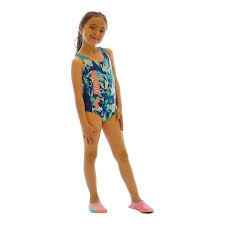 Colorful One Piece Youth Swimwear | Trendy Girls Swimsuit