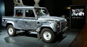 James Bond S Latest Movie Skyfall Is Scheduled For A Premier On 23rd October 2012 And It Will Be Rel Land Rover Defender Land Rover Land Rover Defender Pickup