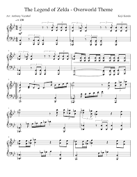 The Legend Of Zelda Overworld Theme Piano Intermediate Arrangement Sheet Music For Piano Solo Download And Print In Pdf Or Midi Free Sheet Music Musescore Com