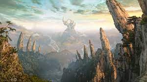 Cool Mountain Fantasy Art Wallpapers Wallpaper Cave