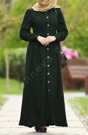 Pileli Pitircik Pardesu Yesil Fashion Hijab Fashion Long Sleeve Dress