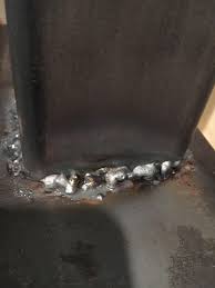 What Am I Doing Wrong First Time Tig Welding Steel Bottom Plate Is 1 4 Thick Square Tube Is 1 8 Wall Tried Adjusting Amperage Tig Welding Welding Tungsten