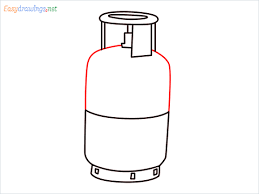 I improper installation or operation of the gas piping system may result in fire, explosion or asphyxiation. How To Draw A Gas Cylinder Step By Step 7 Easy Phase