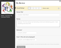 Fill out the requested details and after that you will receive the confirmation email for your podcast. How To Rate Or Review Us On Stitcher Gymcastic