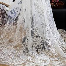 Gorgeous Sequin Lace Fabric Floral Lace Fabric For Wedding Etsy Bridal Lace Fabric Wedding Dress Fabrics White Lace Fabric