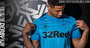 Umbro derby county 20/21 training short. Derby County 19 20 Auswartstrikot Veroffentlicht Nur Fussball