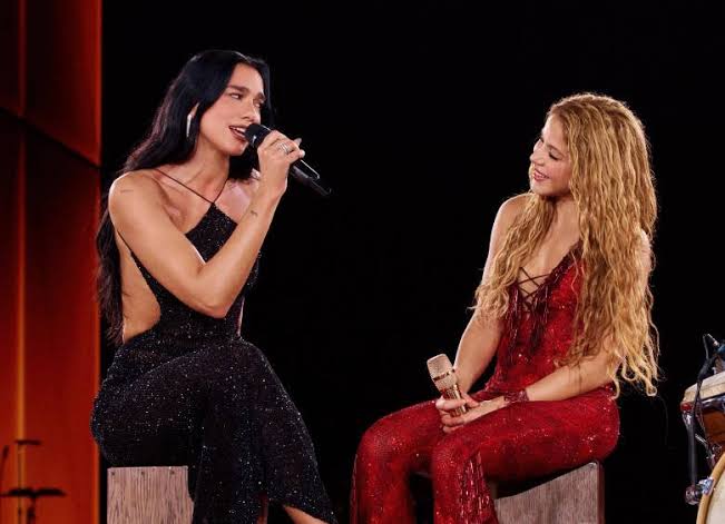 Shakira y Dua Lipa (Imagen tomada de prensa)