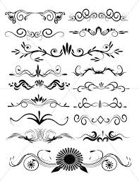 Scalabe Vector Graphics Divider Lines Fancy Swirls And Ornamental Borders Svg Pdf And Jpg Files Henna Tattoo Designs Graffiti Doodles Henna Designs