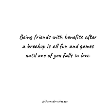 Possibly first used by alanis morissette for her 1995 song head over feet, although in the original context it seems to refer to a committed rather than a casual relationship. 70 Friends With Benefits Quotes For Your Fwb The Random Vibez