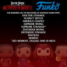 Film aus dem marvel cinematic universe (mcu) und um eine fortsetzung zu doctor strange aus dem jahr 2016. Doctor Strange 2 Updates Auf Twitter The Rumored List Of Doctor Strange In The Multiverse Of Madness Funko Pop Figures Https T Co Vxflxpnijb Twitter