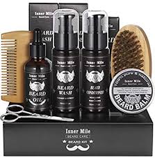 Featuring beard wash, beard oil, beard balm, beard brush, beard comb, scissors and styling guard, this beard care kit will meet all the requirements of a bearded man! Amazon Com Upgraded Beard Care Grooming Kit With Shampoo Wash Conditioner Oil Balm Softener Comb Brush Scissor Beard Grooming Kits Grooming Kit The Balm