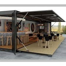 Source Economical Shipping Container Cafe Bar Design On M Alibaba Com Container Cafe Container House Price Shipping Container Cafe