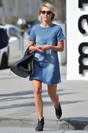 Irina Shayk Channels Rihanna In Fenty Casual Denim Dress Summer Fashion Trends Denim Fashion