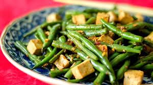 Szechuan Green Beans And Tofu Gluten Free Vegan Recipe Food Com Recipe Summer Vegetarian Recipes Green Beans Pesco Vegetarian Recipes