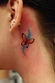 Further, behind the ear is a tiny space, so any design with any level of detail is going to be cramped and look pretty squished. Tatto Tattoo Behind Ear Pain