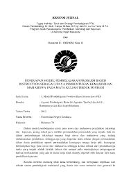 Tag contoh abstrak jurnal, contoh footnote dari jurnal, contoh jurnal akuntansi, contoh jurnal bahasa inggris, contoh jurnal ilmiah, contoh jurnal. Resensi Jurnal Tugas Individu Teori Dan Strategi Pembelajaran Ptk Dosen Pembimbing Bustamin B Academia Edu