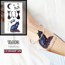 Đặc biệt là những người hợp tuổi mèo thì xăm con mèo sẽ mang lại. Hinh XÄƒm Nhá»¡ Meo Ä'en Tl093 Leo Shop