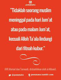 Meninggal Hari Jumat Atau Malam Jumat Hadits Kata Kata Kata Kata Bijak Kekuatan Doa