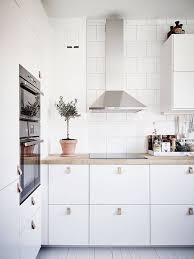 scandinavian minimalist, white kitchen